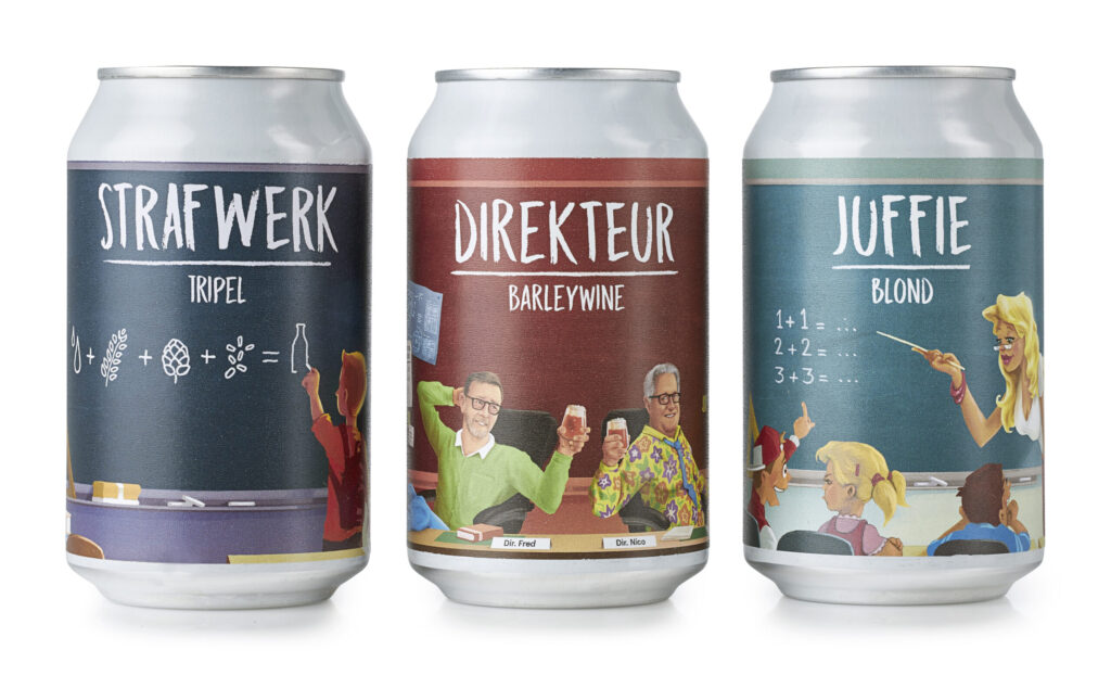 zelfklevend etiket - bier