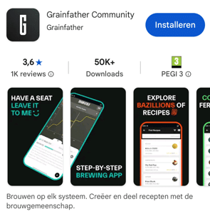 Brewfather app stap 1